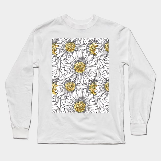 Daisies Long Sleeve T-Shirt by katerinamk